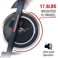 Soozier Upright Stationary Exercise Bike Indoor Fitness Cycling Bicycle Cardio Workout  Training Bike w/ Adjustable Resistance LCD Monitor Phone Holder Black(m-5)