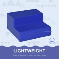 Qaba Crawl and Climb Foam Play Set Toddler Nugget 4 Pieces Lightweight Interactive Set for Climbing, Crawling, Sliding Play Zone for Baby Preschooler(m-5)