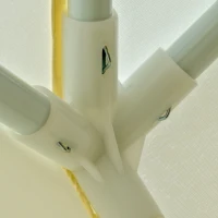 Outsunny 10'x10' Outdoor Canopy Tent, Slant Leg Sun Shelter with Mesh Sidewalls, Patio Tents for Parties, Cream White(m-9)