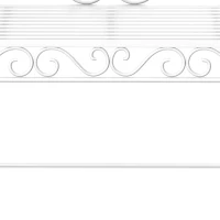 Outsunny 43" Garden Bench, Outdoor Patio Bench with Armrests, Metal Porch Bench for Backyard, Poolside, Lawn, Cream White(m-6)