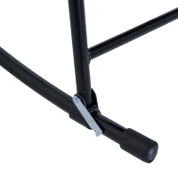 Outsunny Folding Rocking Chair Set of 2 Padded Rockers with Armrest, Navy Blue(m-9)