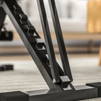 Soozier Adjustable Weight Bench, Foldable Workout Bench with Multi-Angle Seat and Back, Flat or Incline Bench for Home Gym(m-10)