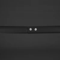 Outsunny 3-Seater Swing Chair Covered Garden Hammock A-Frame Outdoor Porch Glider Sling Seat with Adjustable Canopy Cover, Black(m-10)