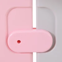 Qaba Baby Enclosure, 16 Panels Baby Playpen Baby Play Yard, Indoor & Outdoor Kids Activity Center, Pink(m-9)