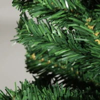 HOMCOM 5FT Pencil Christmas Tree, Artificial Christmas Tree with Automatic Open for Home Party, Green(m-9)