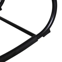 Outsunny Outdoor Rocking Chair, Chaise Lounge Pool Chair for Sun Tanning, Sunbathing Rocker, Armrests & Pillow for Patio, Lawn, Beach, Large, Gray(m-9)