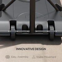 Soozier Outdoor Basketball Hoop, 6-7FT Adjustable Basketball Goal with 28.3" Backboard, Wheels and Fillable Base(m-7)