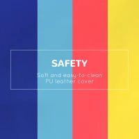 Qaba Crawl and Climb Foam Play Set Toddler Nugget 4 Pieces Lightweight Interactive Set for Climbing, Crawling, Sliding Play Zone for Baby Preschooler(m-7)