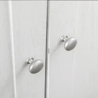 HOMCOM Kitchen Storage Cabinet, Freestanding Pantry Cabinet with 2 Doors and Adjustable Shelves, Distressed White(m-9)