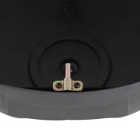 HOMCOM Detachable Scooter Motorcycle Trunk Top Case 24L Tour Luggage Box Tail Carrier Lockable Black(m-9)