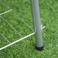 Outsunny Charcoal BBQ Grill, Portable Kettle Barbecue Smoker with Lid, Wheels, Storage Rack, Red(m-9)