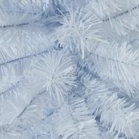 HOMCOM 5ft White Christmas Tree Artificial Christmas Tree with 536 Branch Tips and Metal Stand(m-10)