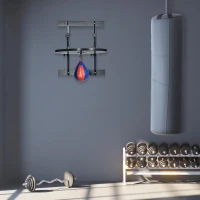 Soozier Adjustable Speed Bag Platform, Wall Mounted Speed Bag Boxing, 360° Swivel Training Equipment for Home, Gym(m-8)