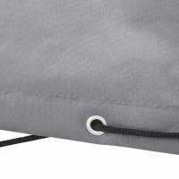 Outsunny Patio Furniture Covers, Waterproof, Windproof and Anti-UV 300D Oxford Fabric Large Outdoor Furniture Cover for Outdoor Sectional Sofa Set, 97" x 65" x 26", Grey(m-9)