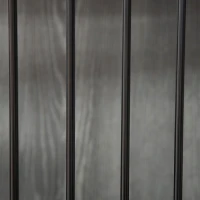 PawHut Dog Crate Furniture, Wooden End Table Furniture with Lockable Magnetic Doors, Small Size Pet Kennel Indoor Animal Cage, Gray(m-9)