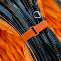 PawHut Dog Tunnel, 13 Foot Long, 24" Open Pet Agility Equipment with 2 Support Brackets, Carrying Bag, Orange(m-9)