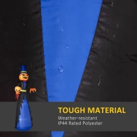 HOMCOM 10ft Inflatable Halloween Pumpkin Head Reaper, Blow Up LED  Display for Garden Indoor Outdoor(m-5)