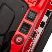 Aosom Bumper Car for Kids, 360° Rotation 6V Electric Ride On Bumper, Red(m-9)