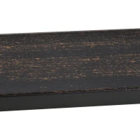 Outsunny 2-Person Porch Swing, Hanging Steel Patio Swing, Outdoor Swing Bench with Fleur-de-Lis Design for Garden Deck, 528 LBS Weight Capacity, Bronze(m-8)