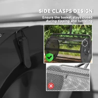 Outsunny 24 Inch Compost Spreader, Peat Moss Spreader with 24.4"/26.4" Height Adjustable Handle, Soil Spreader for Lawn, Black(m-5)