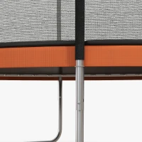 Soozier 10ft Outdoor Trampoline with Enclosure Net and Ladder, Backyard Fitness Trampoline for Teens and Adults(m-10)