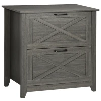 Vinsetto Vertical File Cabinet with Hanging Bars for A4 Size for Home Office, 29.9"x 19.7"x 30.3", Grey(m-11)