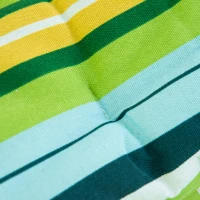 Outsunny 83" Patio Double Hammock, Wide Outdoor Hammock Bed Striped Fits 2 People Sunbed Camping hang Sleep w/ Pillow, White Stripe(m-9)