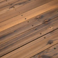 Outsunny 5 ft Wooden Garden Bridge Arc Footbridge with Metal Chain Railings & Solid Fir Construction, Carbonized(m-9)