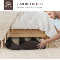 PawHut Portable Pet Stairs Foldable Steps for Small Dogs and Cats 3-Step with Non-slip Treads for Beds Sofas, Brown(m-5)