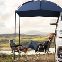 Outsunny SUV Awning Tailgate Tent, Portable Rooftop Car Awning, for Truck, RV, Van, Trailer and Overlanding Camping(m-8)