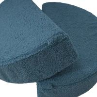 Qaba 12 Pcs Foam Climbing Blocks for Toddlers, Indoor Soft Play Equipment for Boys and Girls, Blue(m-9)