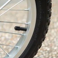 Aosom Kick Scooter with Adjustable Handlebar, Kids Scooter with 2 Brakes Basket Cupholder 16" Inflatable Rubber Tyres Pink(m-10)