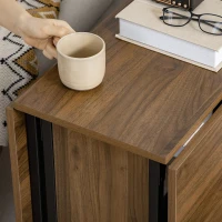 HOMCOM Folding Dining Table, Extendable Kitchen Table for Small Spaces with Storage Shelf and 6 Wheels, Light Brown(m-10)