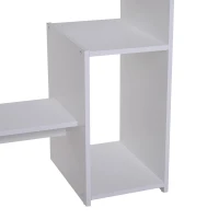 HOMCOM Compact Computer Desk with Keyboard Tray, Storage Shelf & CPU Stand for Home Office White(m-10)