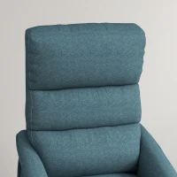 HOMCOM Lift Chair for Elderly, Power Chair Recliner with Remote Control, Side Pockets for Living Room, Blue(m-9)