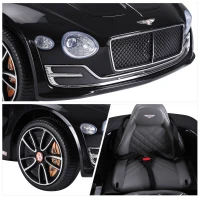 Aosom Electric Toy Car 12V Licensed Bentley EXP12 Electric Vehicles w/ Parent Remote Control, Black(m-8)