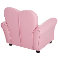 Qaba Kids Mini Princess Sofa Toddler Chair Children Upholstered Tufted Armchair Activity Couch Reclining Seat Boys Girls Furniture Pink(m-10)