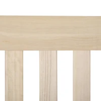 Outsunny 2-Seater Hanging Porch Swing Outdoor Patio Swing Chair Seat with Slatted Build and Chains, 440lbs Weight Capacity, Natural(m-9)