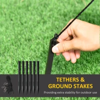 Outsunny 5ft Witch Driving Halloween Inflatable Truck, Blow Up LED  Display for Garden Indoor Outdoor(m-7)