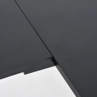 HOMCOM L-Shape Corner Computer Office Desk PC Laptop Table Workstation Home Office P2 MDF with CPU Stand(m-9)