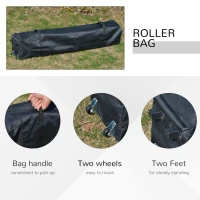 Outsunny 10' x 10' Pop Up Canopy Tent, Instant Sun Shelter with 3-Level Adjustable Height, Top Vents and Wheeled Carry Bag for Outdoor, Garden, Patio, White(m-7)