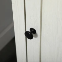 kleankin Bathroom Cabinet, Tall Storage Cabinet with Door and Adjustable Shelves, 15.6" x 11.8" x 63", White(m-9)