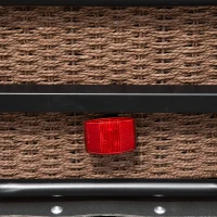 Aosom Bike Cargo Trailer Bike Wagon Bicycle Trailer with Suspension, Triple Safety Features, 16'' Wheels, 88 lbs Max Load(m-9)