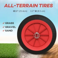 Soozier Kayak Cart Dolly Kayak Cart with Adjustable Width Red(m-6)