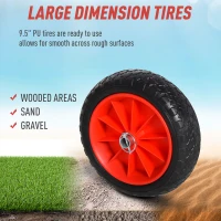 Soozier Foldable Kayak Cart, Aluminum Boat Canoe Carrier Tote Dolly Trolley Transport Trailer NO-Flat Wheel Silver(m-5)