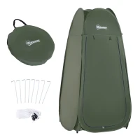 Army Green Popup Shower Tent - Portable Changing Room(m-1)