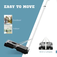 Soozier Adjustable Basketball Hoop and Basketball Stand w/ Sturdy Backboard and Weighted Base, Portable on Wheels(m-6)