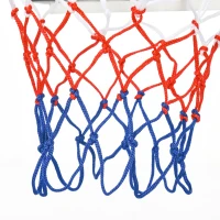 Soozier Wall Mounted Basketball Hoop, Basketball Goal Combo Kit with 43" x 30" Shatter Proof Backboard, Durable Bracket and All Weather Net for Outdoor Use(m-8)