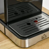 HOMCOM Espresso Machine with Milk Frother Wand, 15-Bar Pump Coffee Maker with 1.5L Removable Water Tank for Espresso, Latte and Cappuccino(m-9)