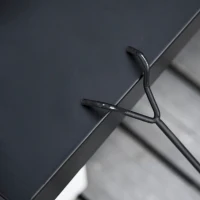 Outsunny 34" Outdoor 3 in 1 Steel Square Firepit Portable Stove with Spark Screen Cover, Log Grate, Poker, Grill Net for Patio, White & Black(m-7)